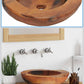 vidaXL Sink Basin Solid Teak 45 cm 