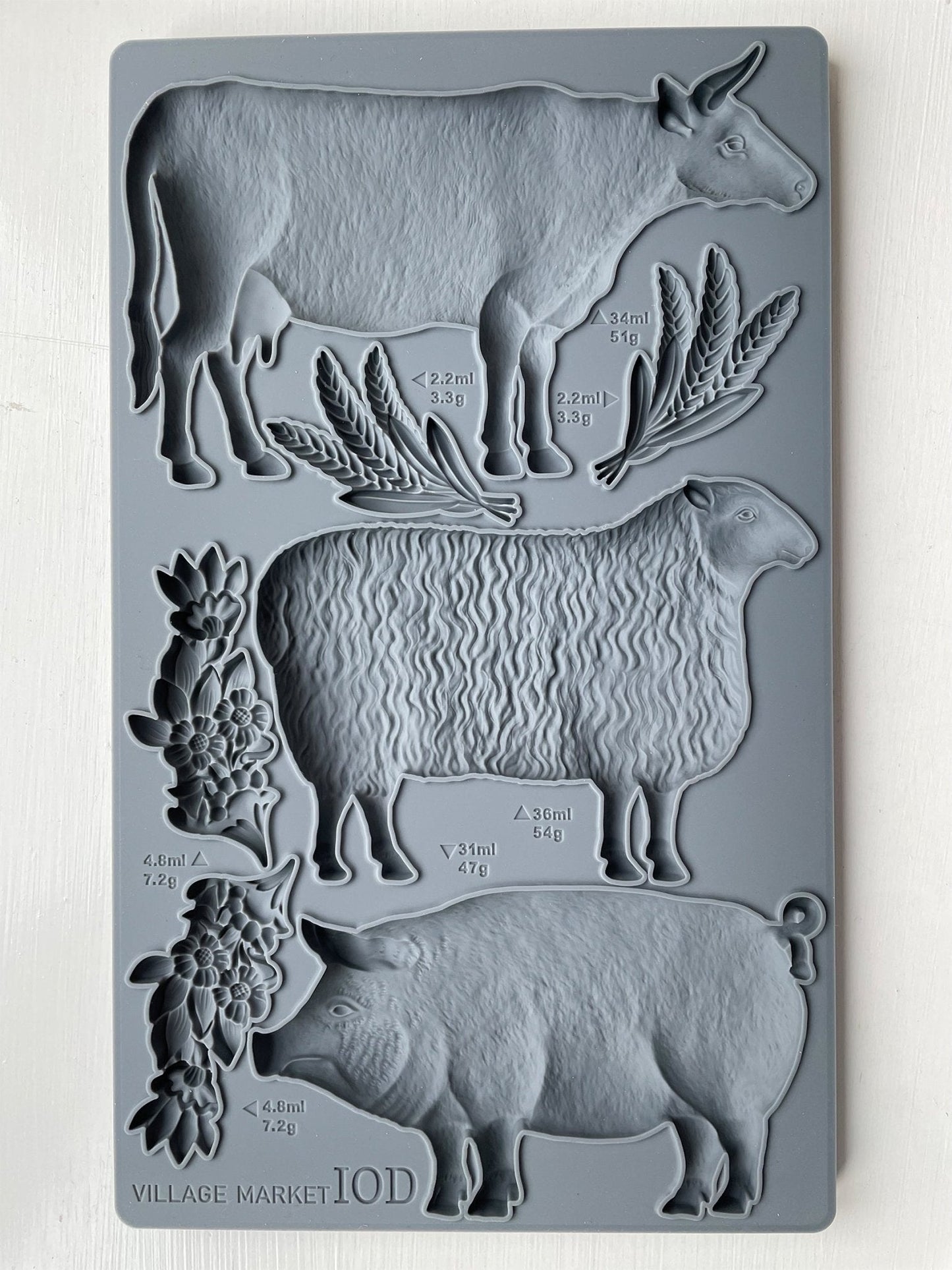 Village Market 6X10 IOD Moulds