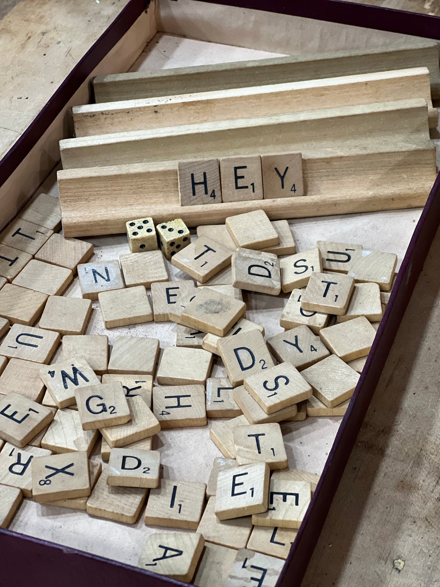 Vintage 1953 Scrabble Board Game by Selchow & Righter - Complete Edition