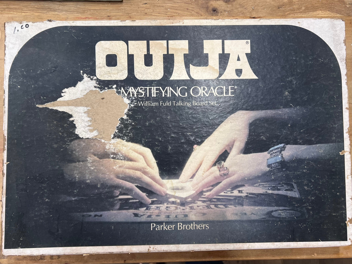Vintage 1970s Parker Brothers Ouija Board "Mystifying Oracle" Set - Complete