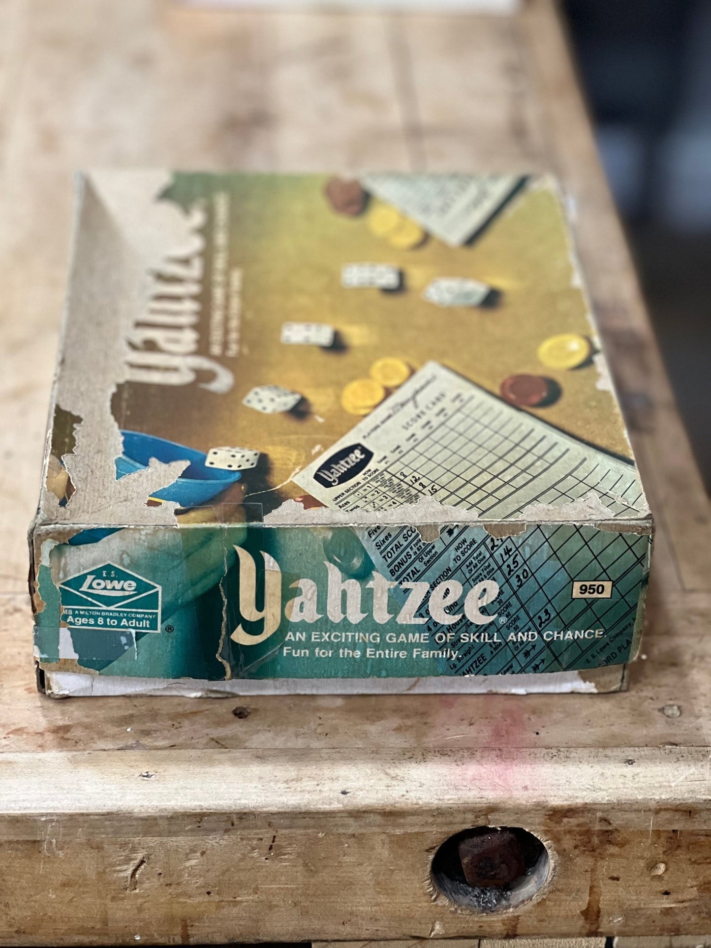 Vintage 1970s Yahtzee Dice Game by E.S. Lowe / Milton Bradley - The Mustard Seed Collection, The Seed