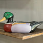 Vintage 1985 FTD Ceramic Mallard Duck Planter and Catchall