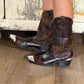 Vintage Acme Deep Cherry Western Cowboy Boots | Men's 10 D - The Mustard Seed Collection, The Seed