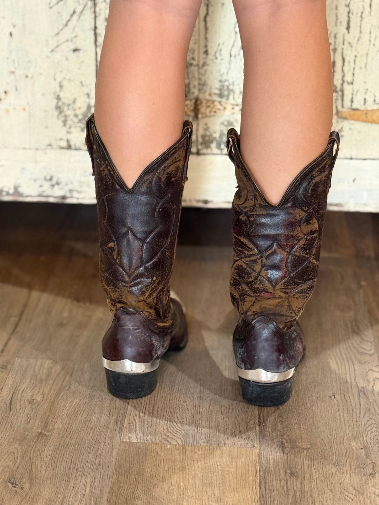 Vintage Acme Deep Cherry Western Cowboy Boots | Men's 10 D - The Mustard Seed Collection, The Seed