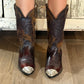 Vintage Acme Deep Cherry Western Cowboy Boots | Men's 10 D - The Mustard Seed Collection, The Seed