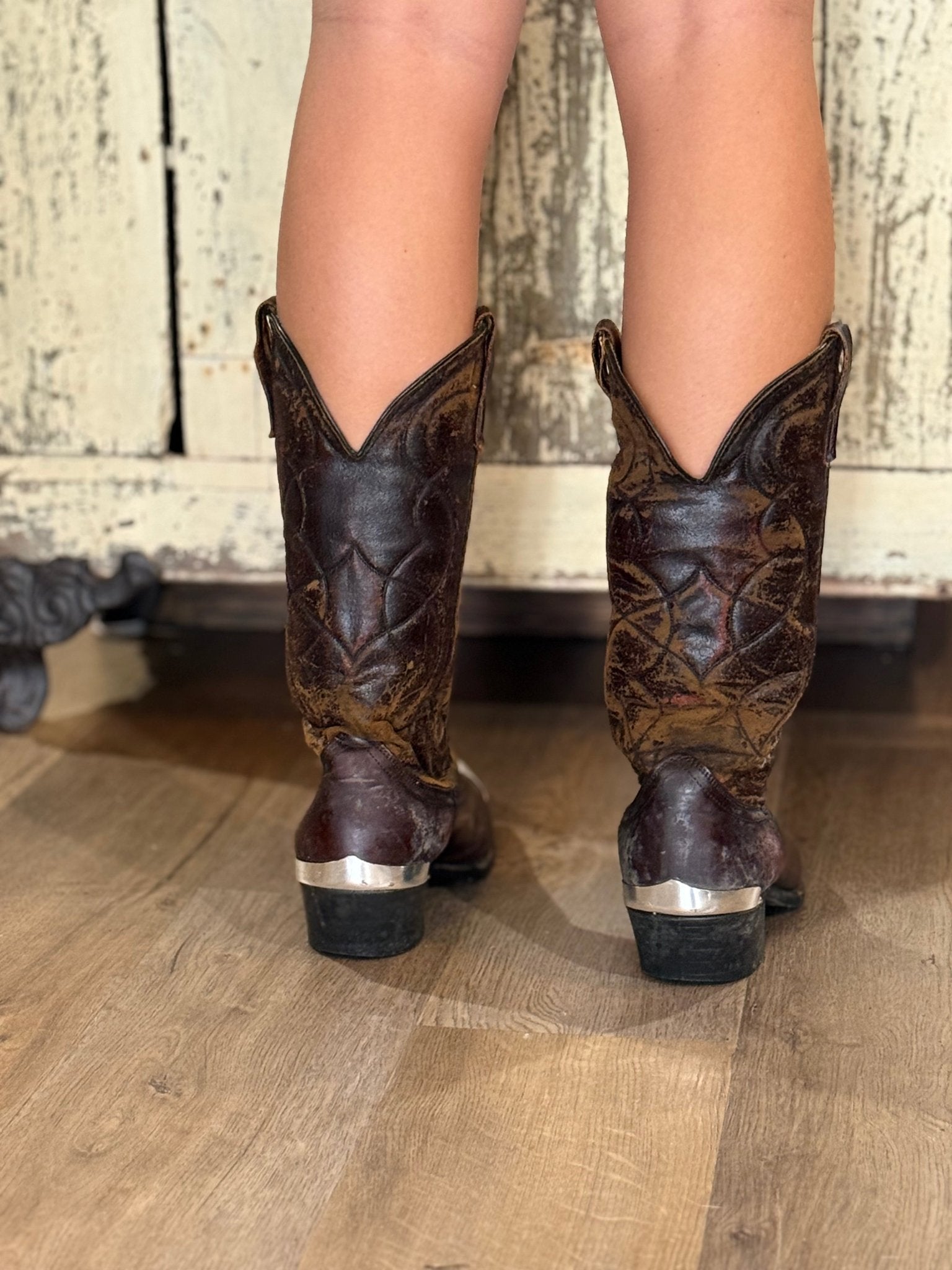 Vintage Acme Deep Cherry Western Cowboy Boots | Men's 10 D - The Mustard Seed Collection, The Seed