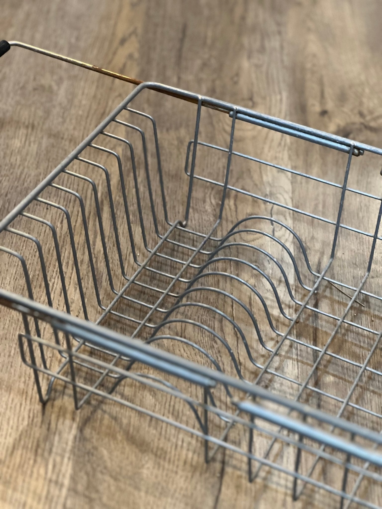 Vintage Adjustable Stainless Steel Over-the-Sink Dish Drying Rack - The Mustard Seed Collection, The Seed
