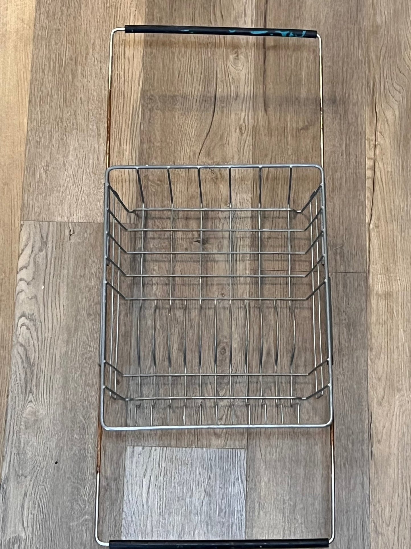Vintage Adjustable Stainless Steel Over-the-Sink Dish Drying Rack - The Mustard Seed Collection, The Seed