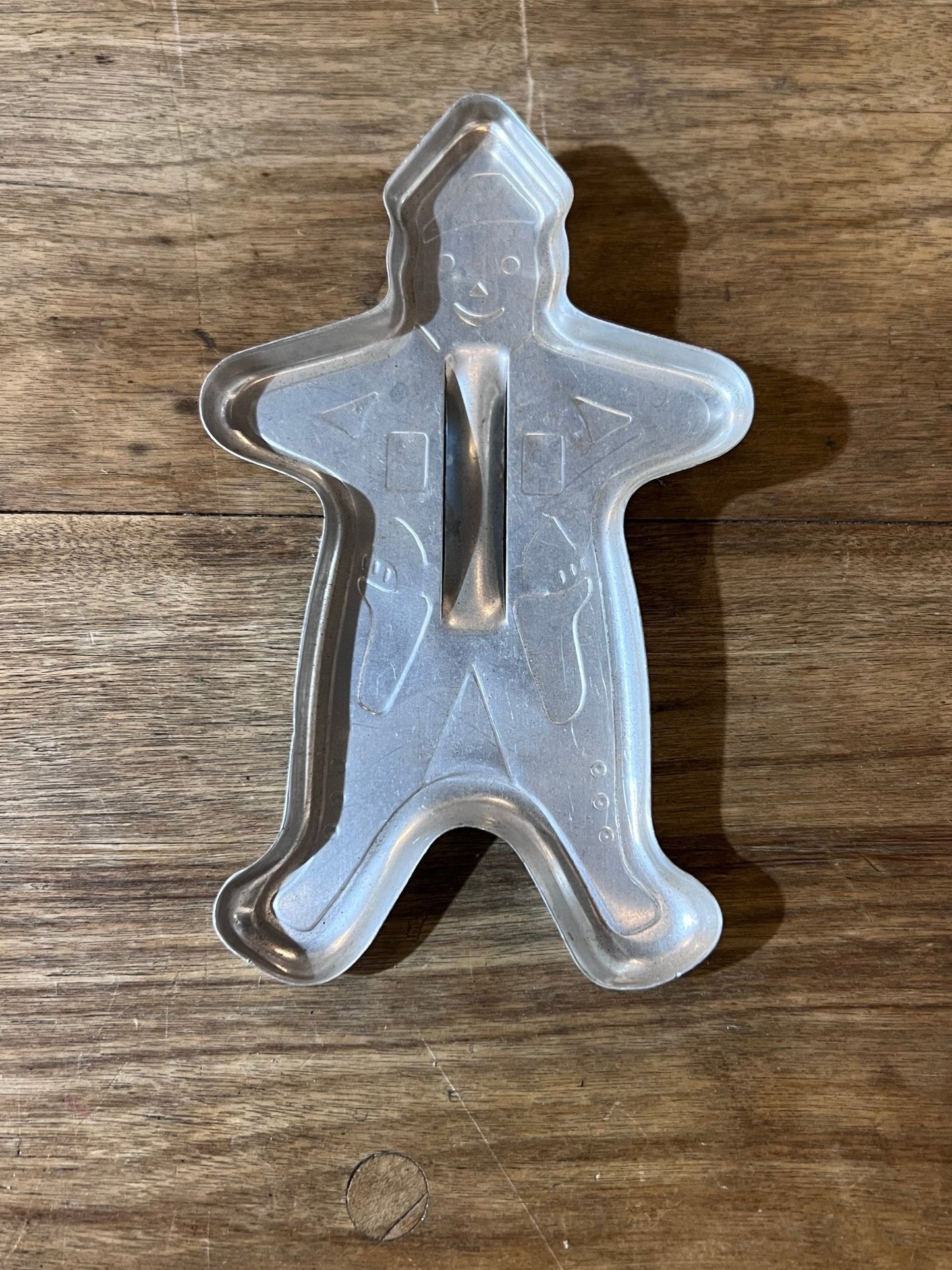 Vintage Aluminum Gingerbread Man Cookie Cutter. - The Mustard Seed Collection, The Seed