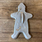 Vintage Aluminum Gingerbread Man Cookie Cutter. - The Mustard Seed Collection, The Seed