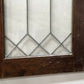 Vintage Architectural Leaded Glass Window Sidelight (44.5" x 16") - The Mustard Seed Collection, The Seed