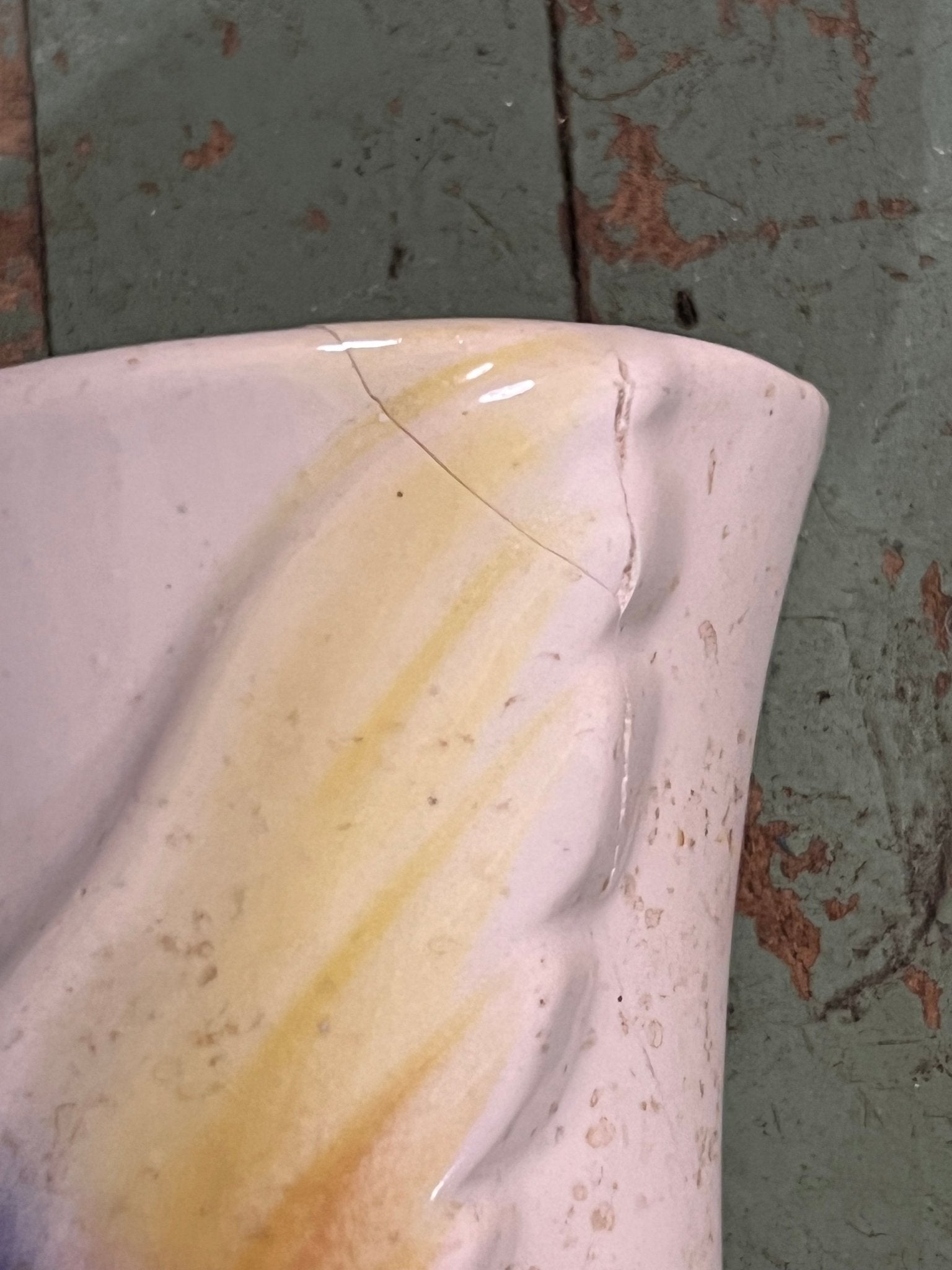 Vintage Art Deco Seagull Ceramic Wall Pocket Vase – 7.25"