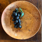 Vintage Artificial Grapes Small Black