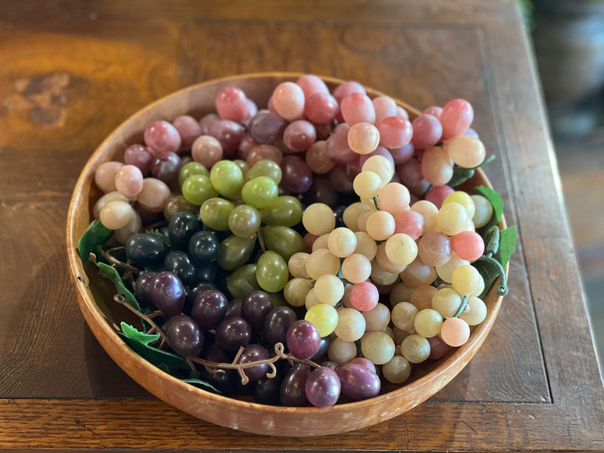 Vintage Artificial Grapes - The Mustard Seed Collection, The Seed