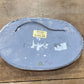 Vintage Bekka Handcrafted Mt. Redoubt Volcanic Ash Dolphin Plaque