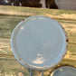 Vintage Blue Enamel Flour Bin with Lid