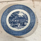 Vintage Blue Transfer ware Americana Collection 