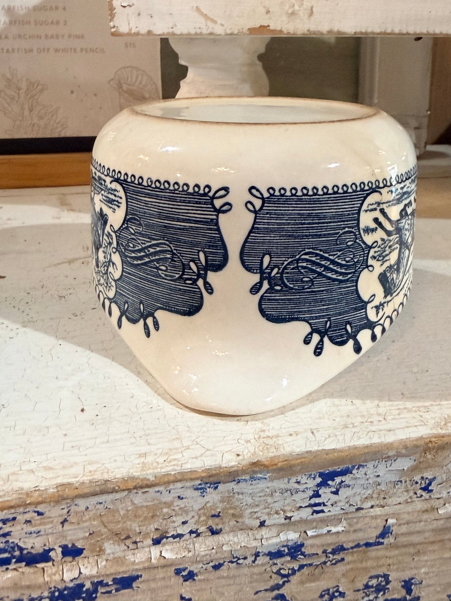 Vintage Blue Transfer ware Americana Collection 