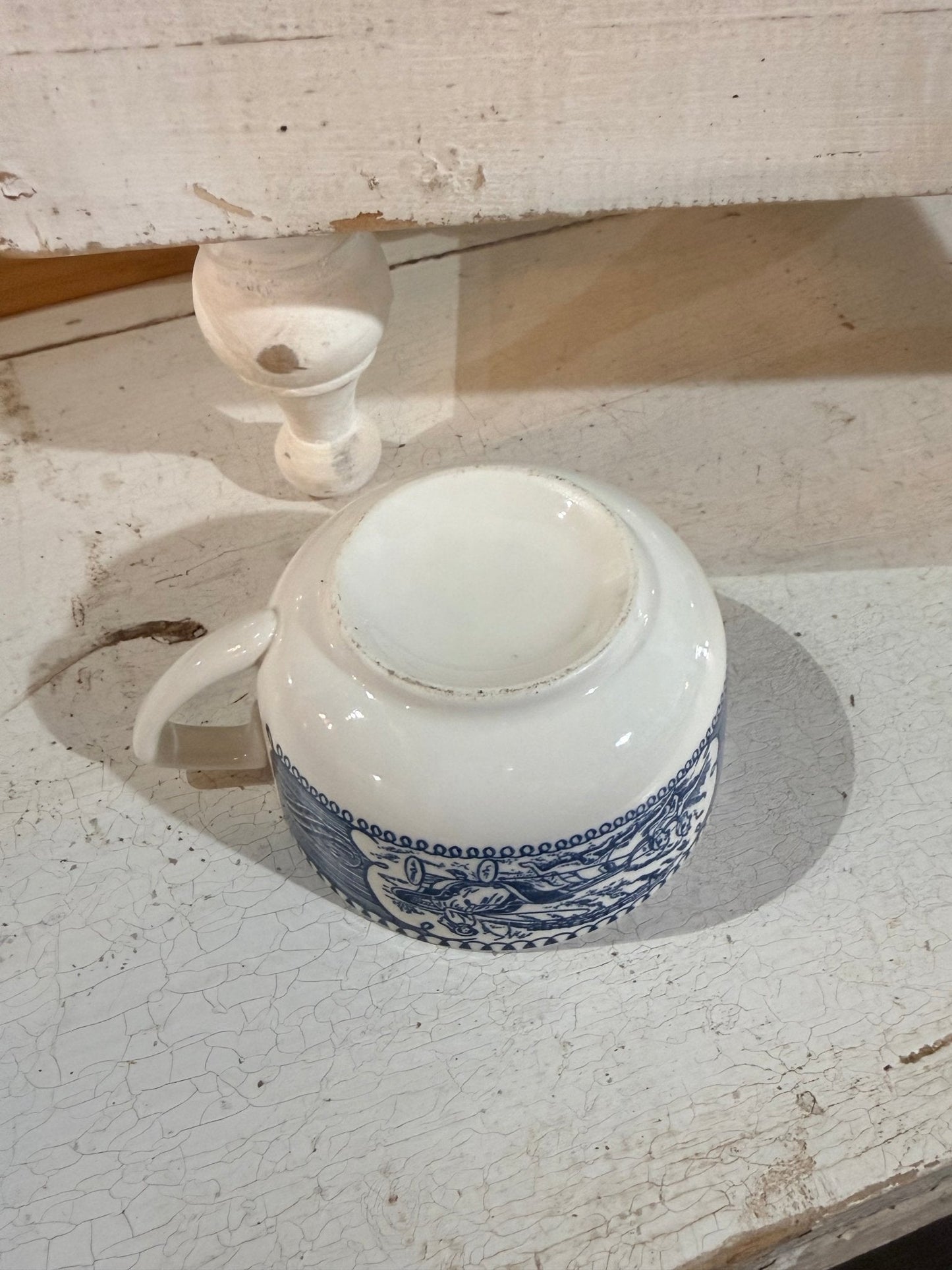 Vintage Blue Transfer ware Americana Collection 