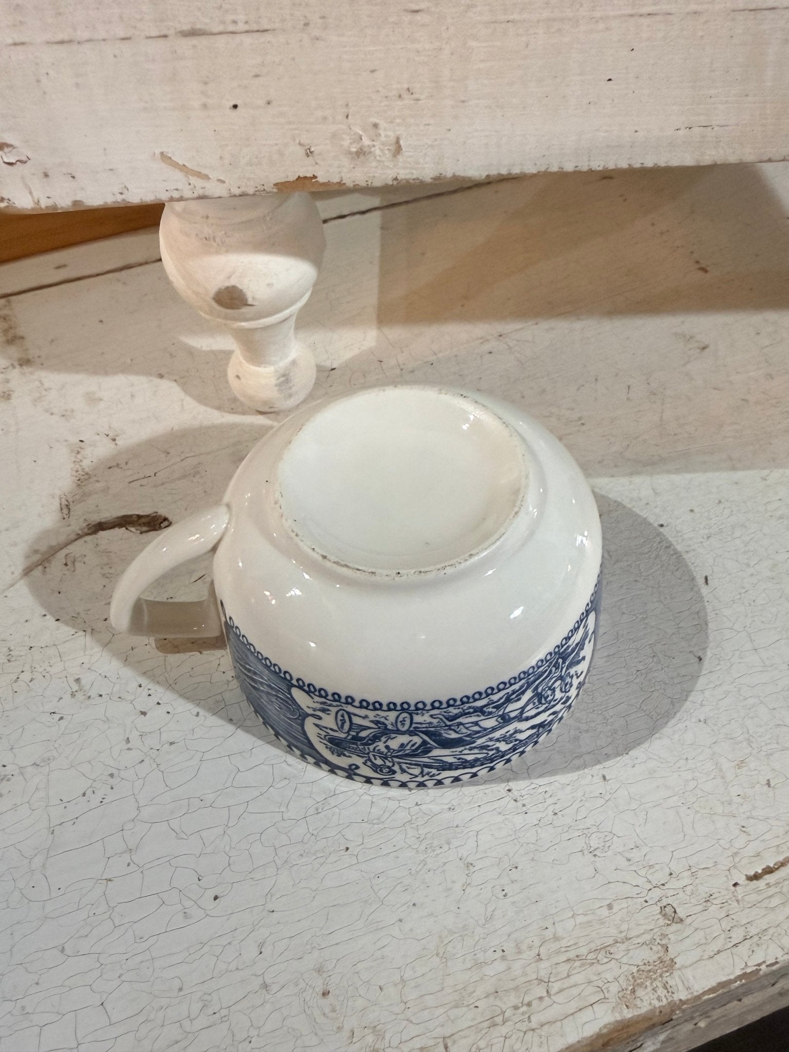 Vintage Blue Transfer ware Americana Collection 