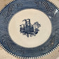 Vintage Blue Transfer ware Americana Collection 