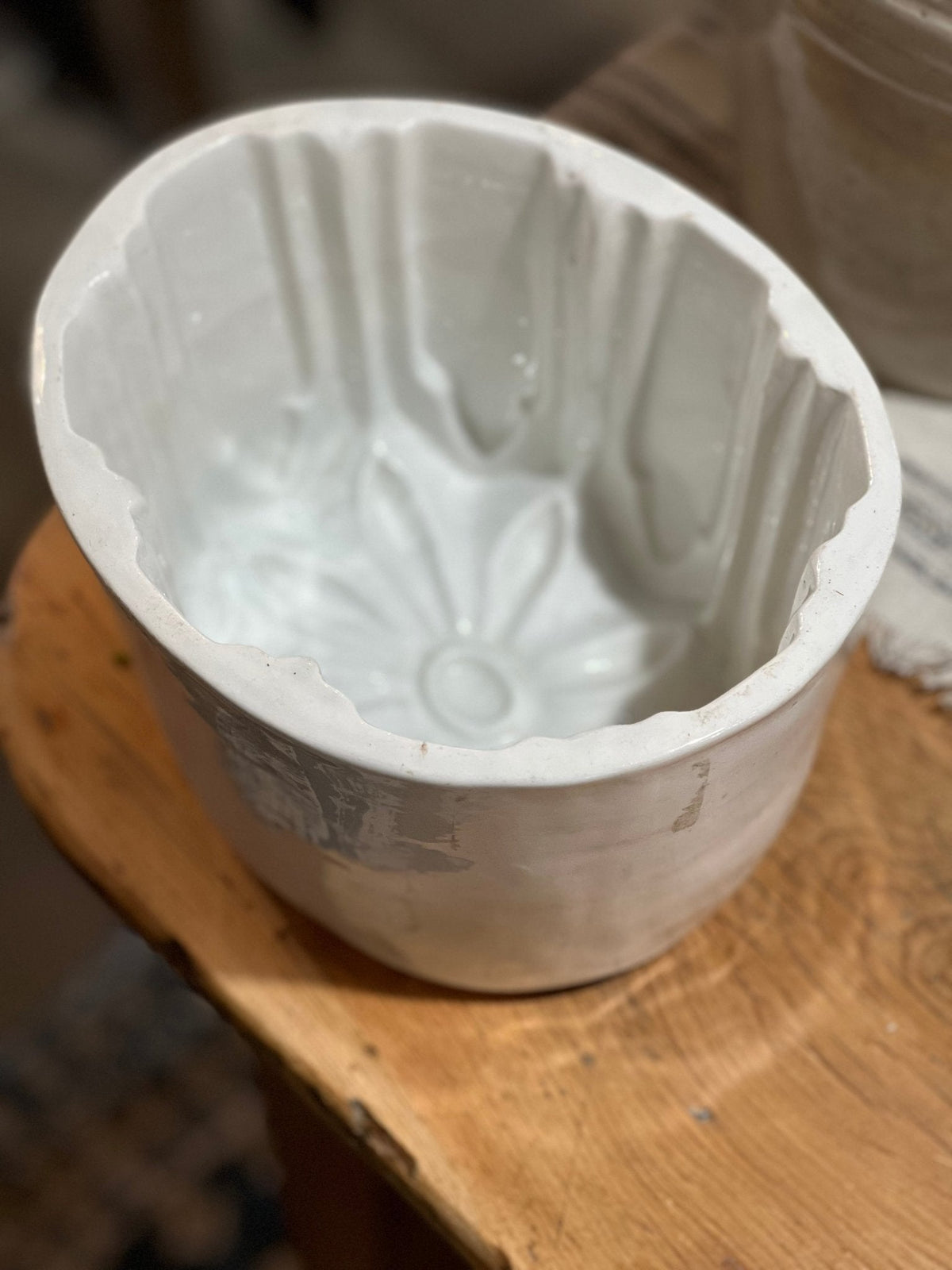 Vintage Bread Pudding Mold - The Mustard Seed Collection, The Seed