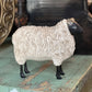 Vintage Campbell Classics Textured Folk Art Sheep Figurines - Set of 3 - The Mustard Seed Collection, The Seed