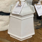 Vintage Canister with Jenga Pieces