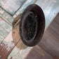 Vintage Cast Iron Pin Pot Flower Frog Oval Shape
