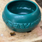 Vintage Claire Burke Ceramic Planter Bowl – Hunter Green 