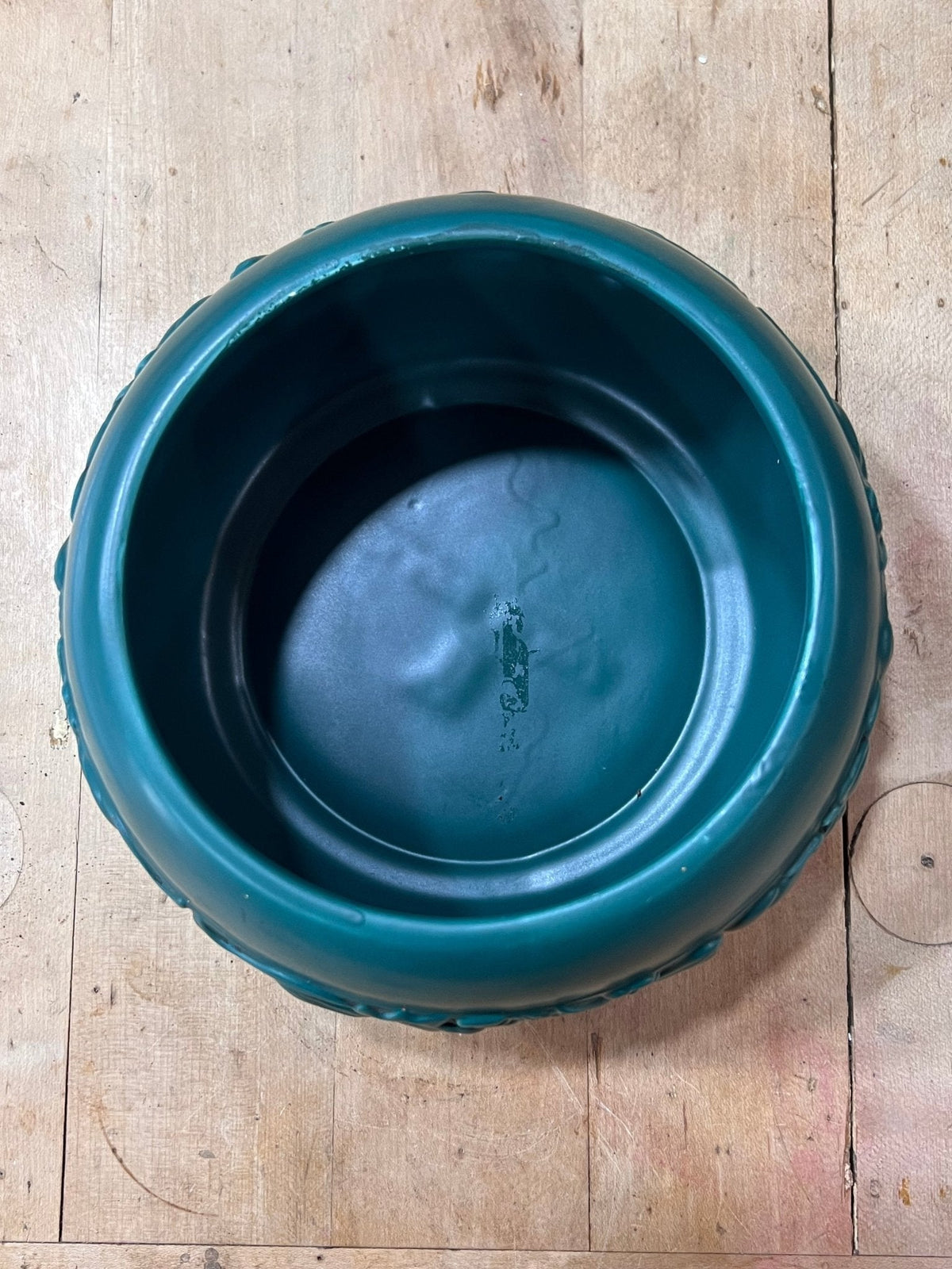 Vintage Claire Burke Ceramic Planter Bowl – Hunter Green 