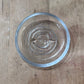 Vintage Clear Glass Replacement Lid – Mark "Z" (3.25" x 3.25") - The Mustard Seed Collection, The Seed