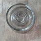 Vintage Clear Glass Replacement Lid – Model 523 (3.25" x 3.25") - The Mustard Seed Collection, The Seed