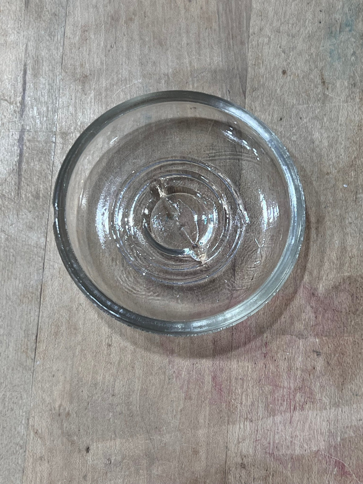 Vintage Clear Glass Replacement Lid – Model 523 (3.25" x 3.25") - The Mustard Seed Collection, The Seed