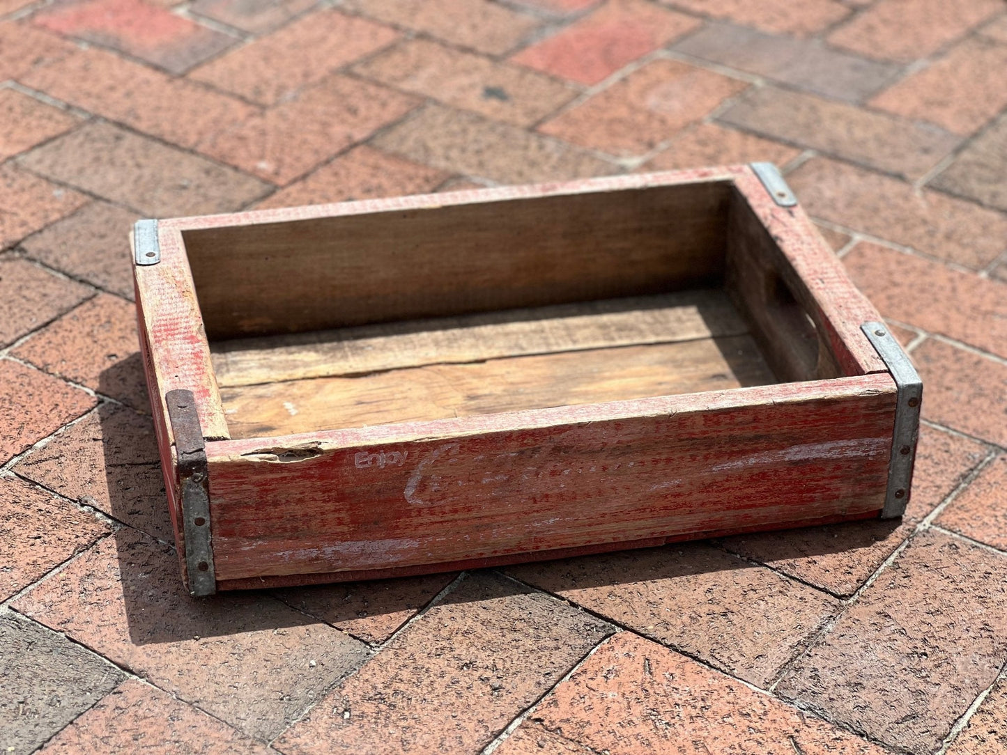 Vintage Coca-Cola Wooden Crate - The Mustard Seed Collection, The Seed