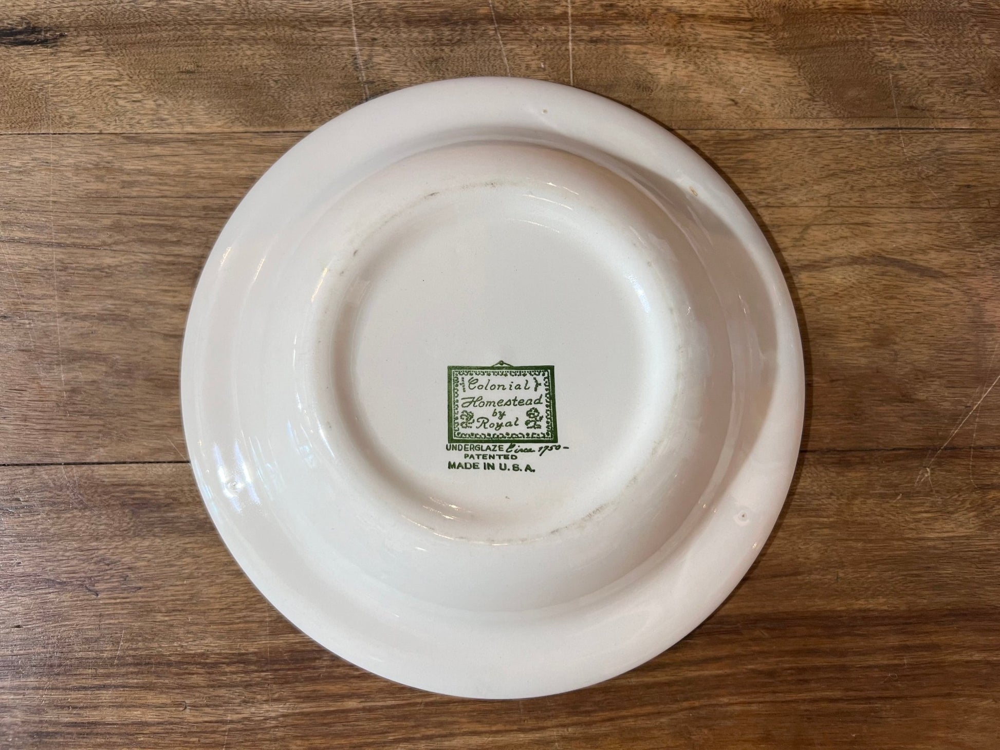 Vintage Colonial Homestead Green by Royal China – Pick Your Piece (Sold Separately) The Mustard Seed Collection, The Seed