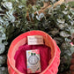 Vintage Coral Pink Velvet Turban Hat - The Mustard Seed Collection, The Seed