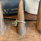 Vintage Costume Gold And Rhinestone Cluster Ring