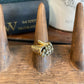 Vintage Costume Gold And Rhinestone Cluster Ring - The Mustard Seed Collection, The Seed