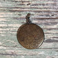 Vintage Cross & Lily Locket with Lord's Prayer