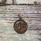 Vintage Cross & Lily Locket with Lord's Prayer