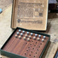 Vintage Cross-Over Peg Puzzle by Crestline Manufacturing Co. – Mid-Century Wooden Brain Teaser 