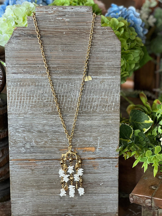 Vintage Crown Trifari Nautical Statement Necklace - The Mustard Seed Collection, The Seed