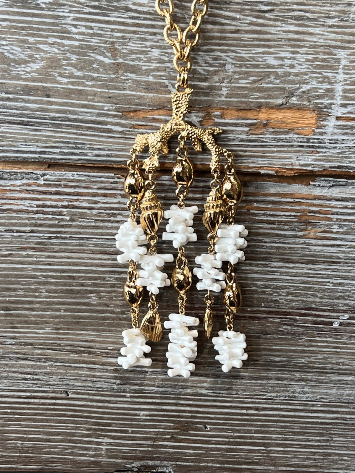 Vintage Crown Trifari Nautical Statement Necklace - The Mustard Seed Collection, The Seed