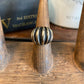 Vintage Electroplated Gold and Black signed Joseph Espo - The Mustard Seed Collection, The Seed