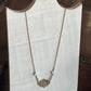 Vintage Flower Filigree Necklace 