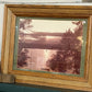 Vintage Framed Lake Scene