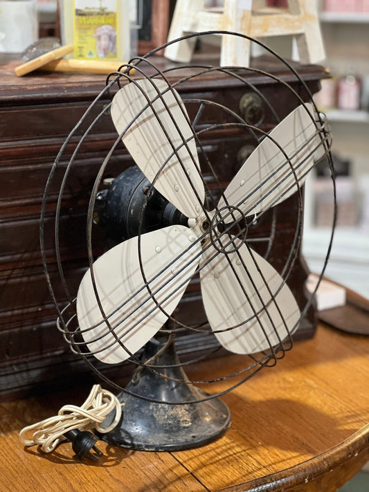 Vintage GE Electric Desk Fan - The Mustard Seed Collection, The Seed