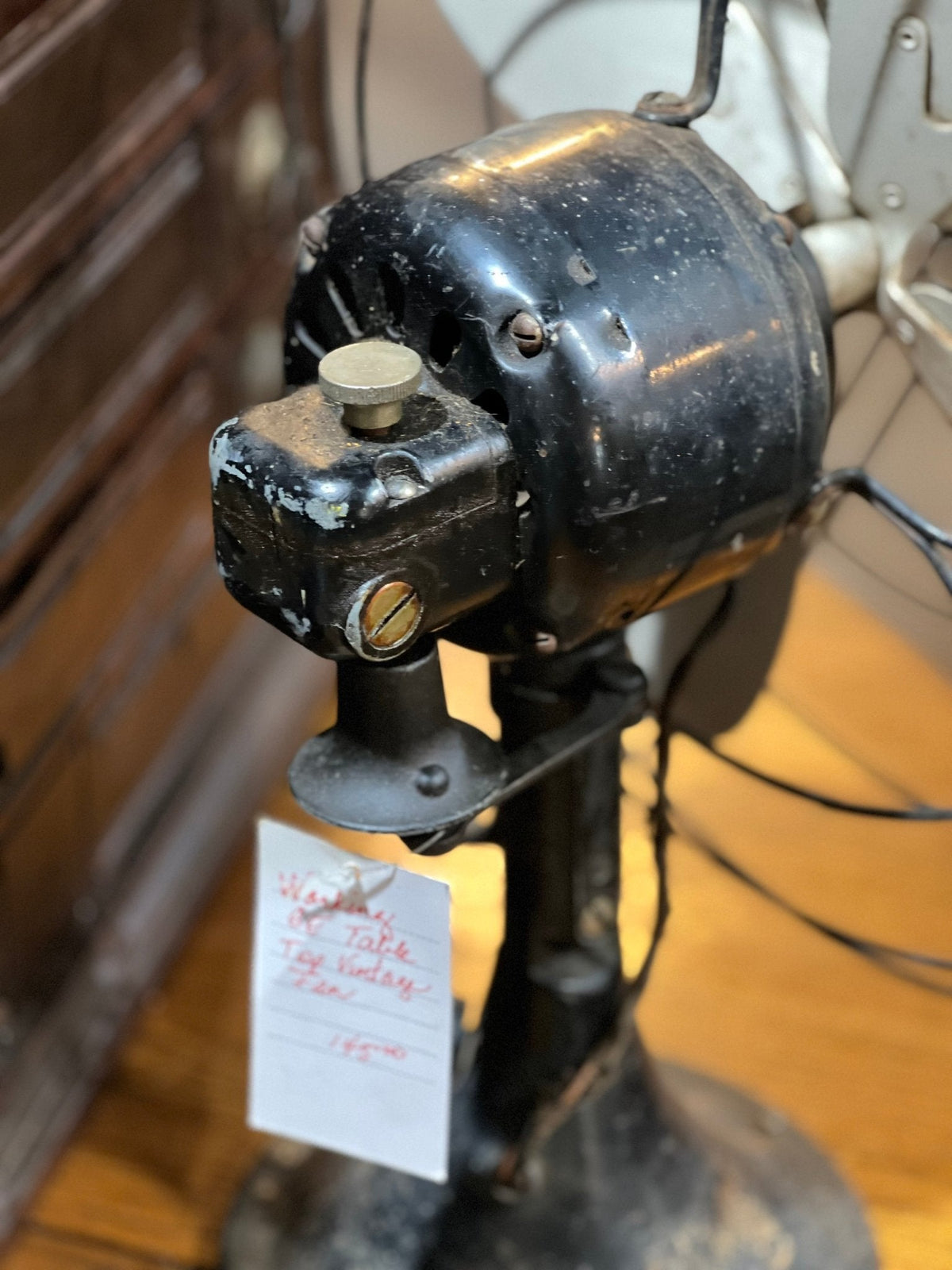 Vintage GE Electric Desk Fan - The Mustard Seed Collection, The Seed
