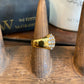 Vintage Gold Plated Sterling with Rhinestones Ring - The Mustard Seed Collection, The Seed